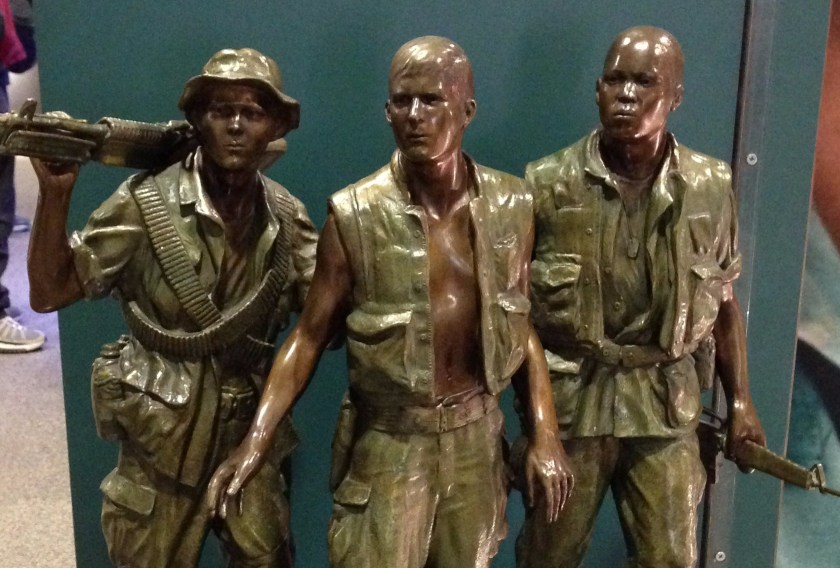 Three Servicemen, Vietnam Veterans Memorial replica
