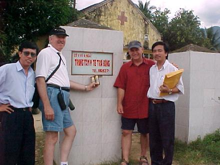 two veterans in Vietnam