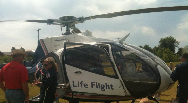 Helicopters transport of emergency patients can make the difference between life and death. 