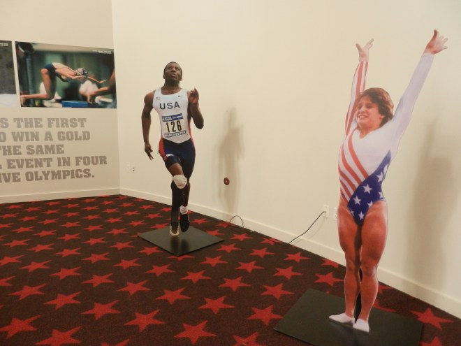 two champion athletes 