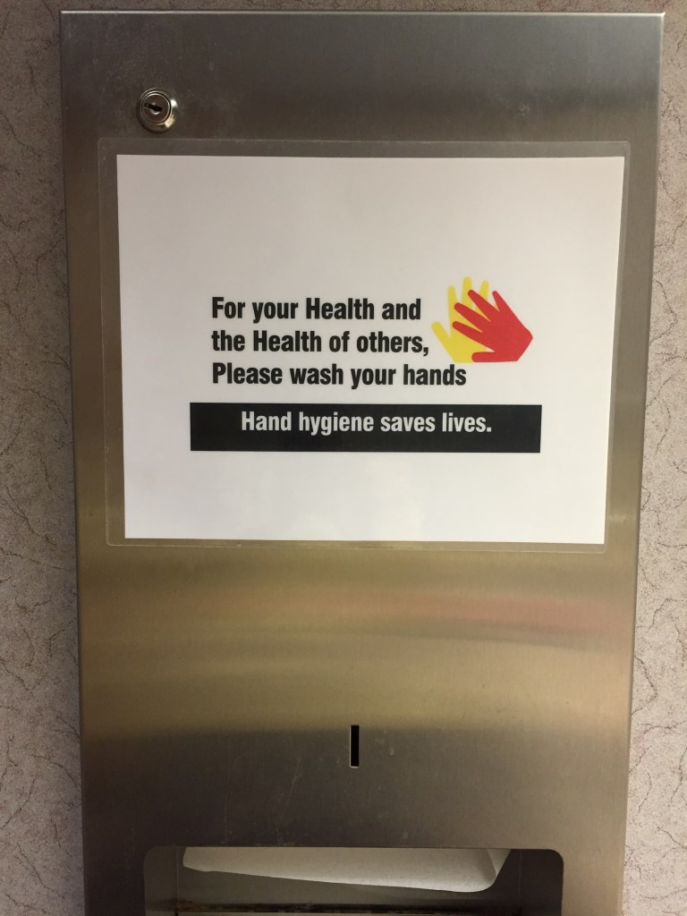 Hand hygiene saves lives.