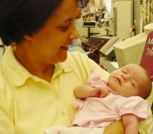 Dr. Aletha and grandbaby 