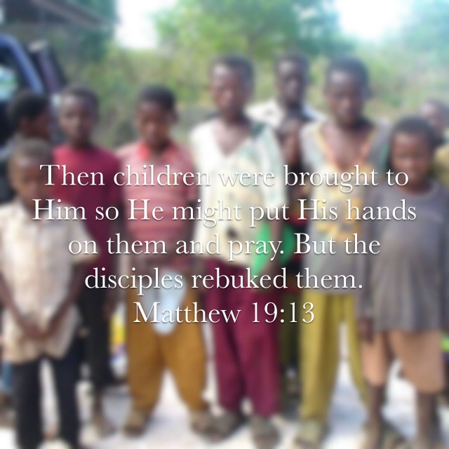 Children were brought to Jesus Matthew 19:13