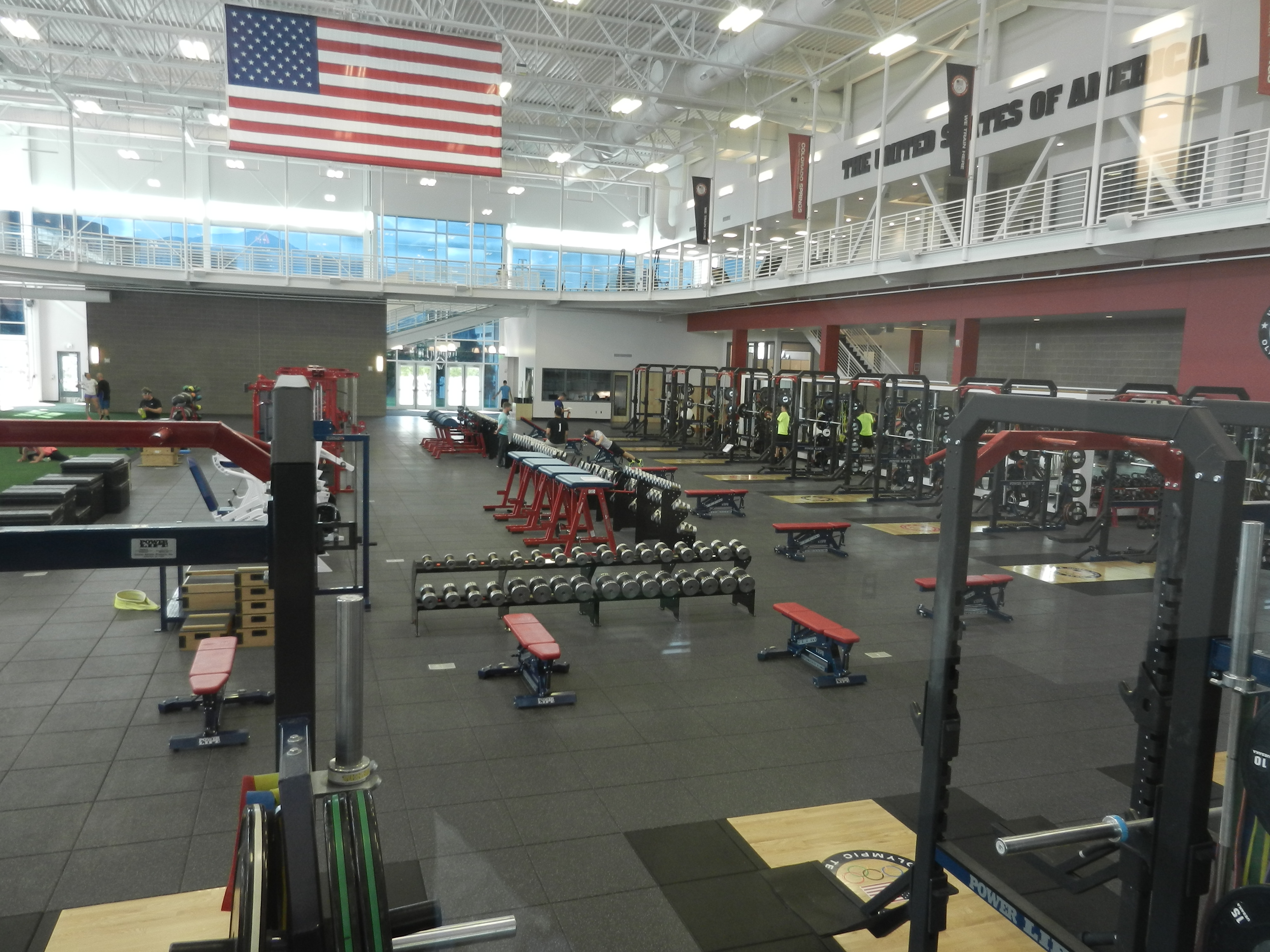 Olympic work out room