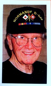 MAN IN A NORMANDY D-DAY HAT