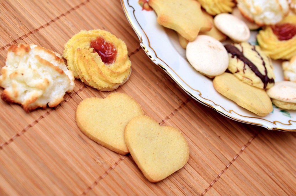 variety of party cookies on a plate
