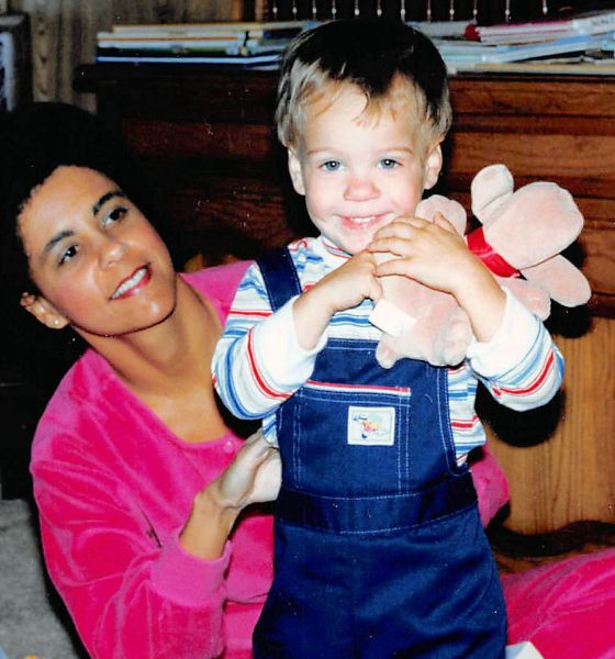 woman with a toddler