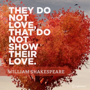 tree with red leaves shaped like a heart