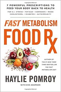 book cover- FAST METABOLISM FOOD RX BY HAYLIE POMROY