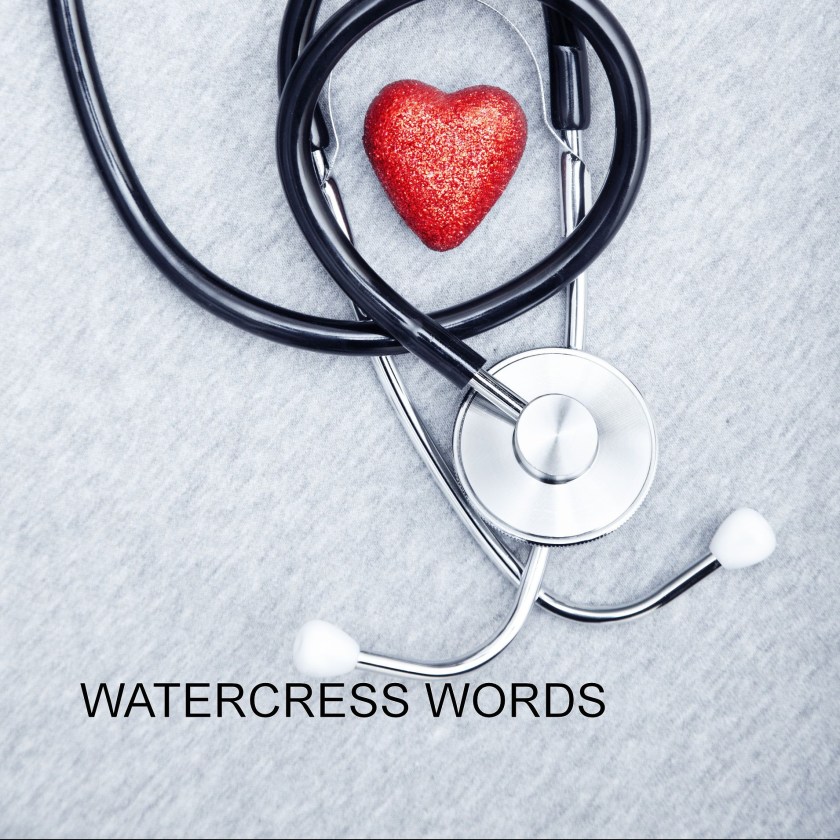 watercress words- a heart and a stethoscope