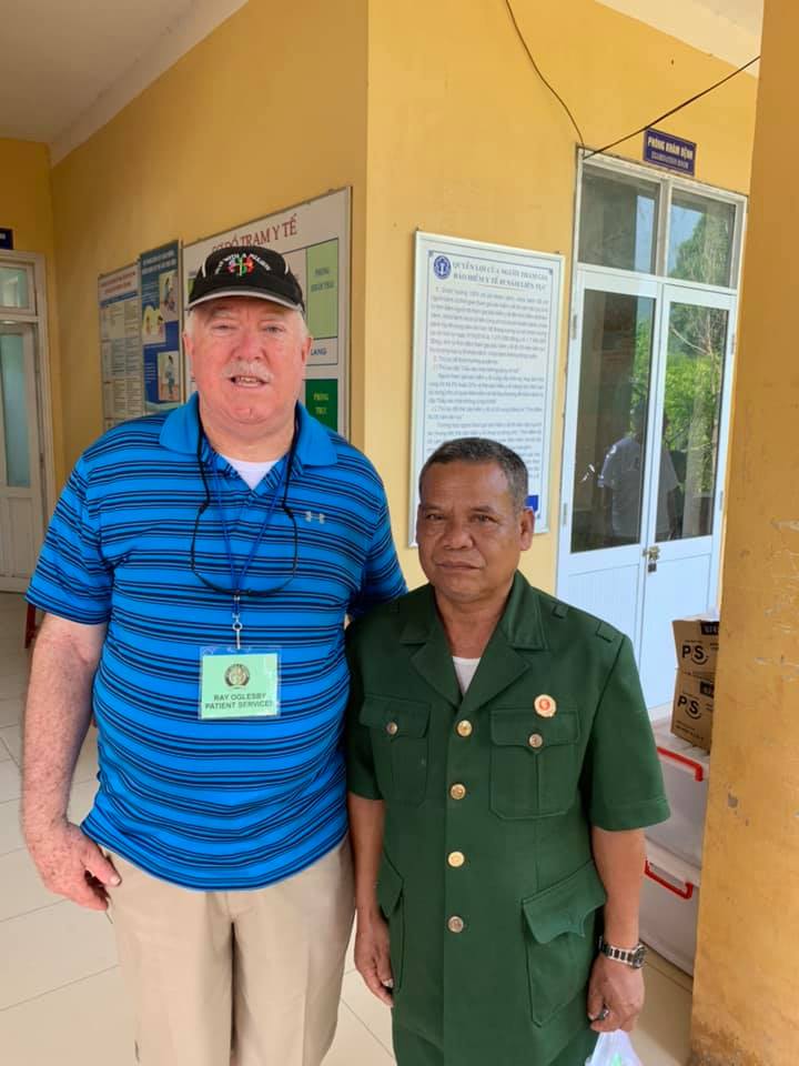 an American veteran and a North Vietnamese veteran