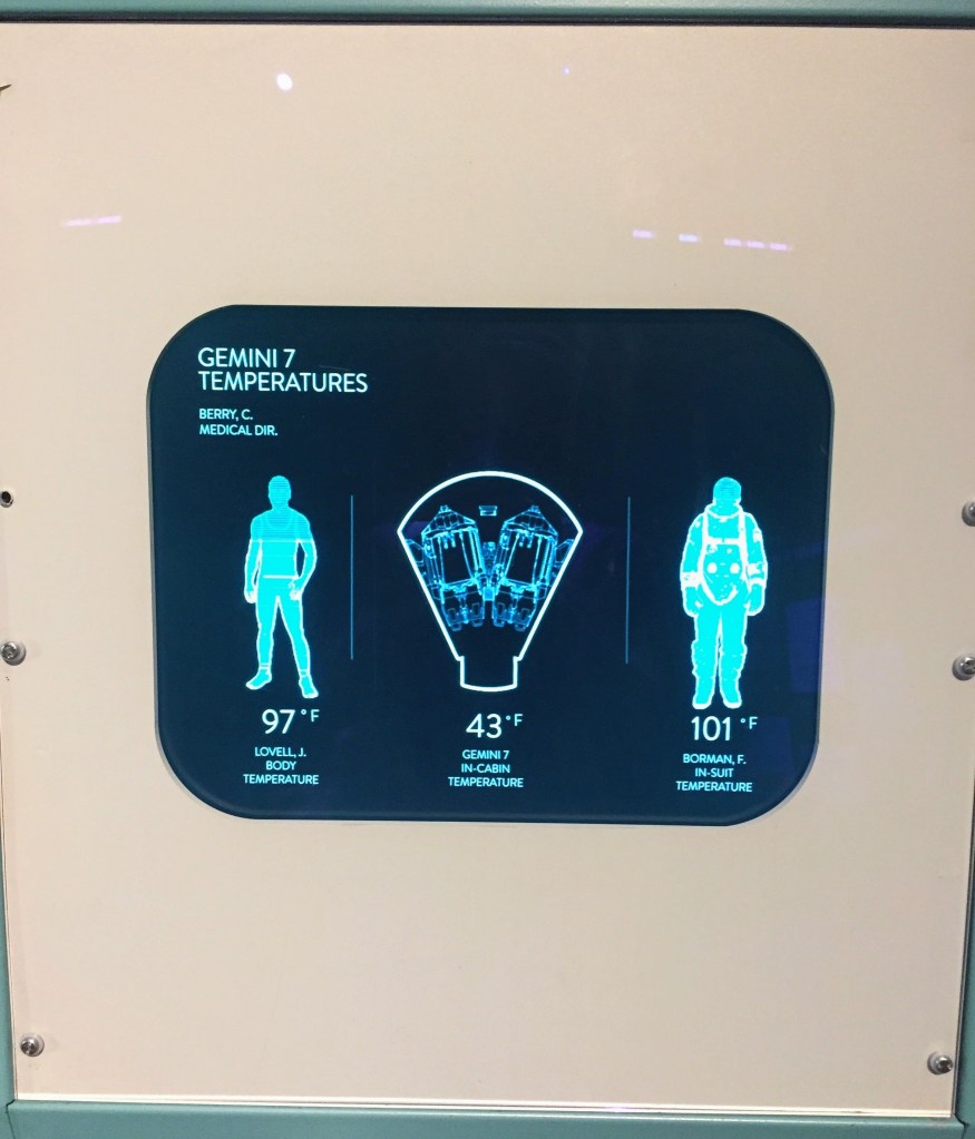 Gemini 7 Temperatures diagram