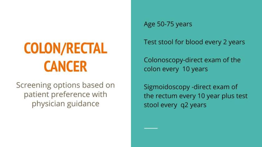 colon-rectal cancer screening