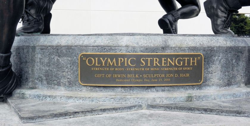"OLYMPIC STRENGTH" body, mind, spirit
