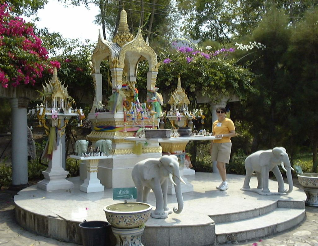 an ornate shrine in Thailand