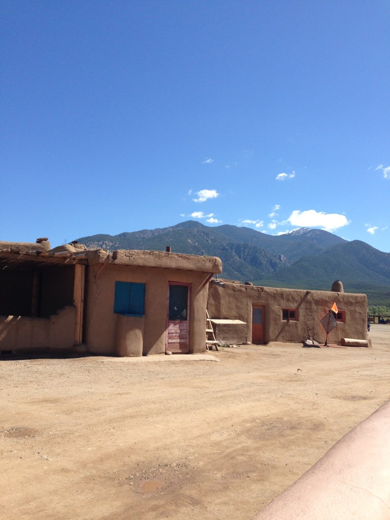 adobe buildings at the Taos Pueblo in New Mexico