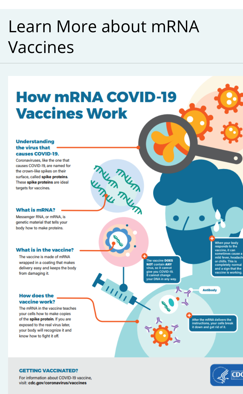 How mRNA Vaccines Work?CDC 