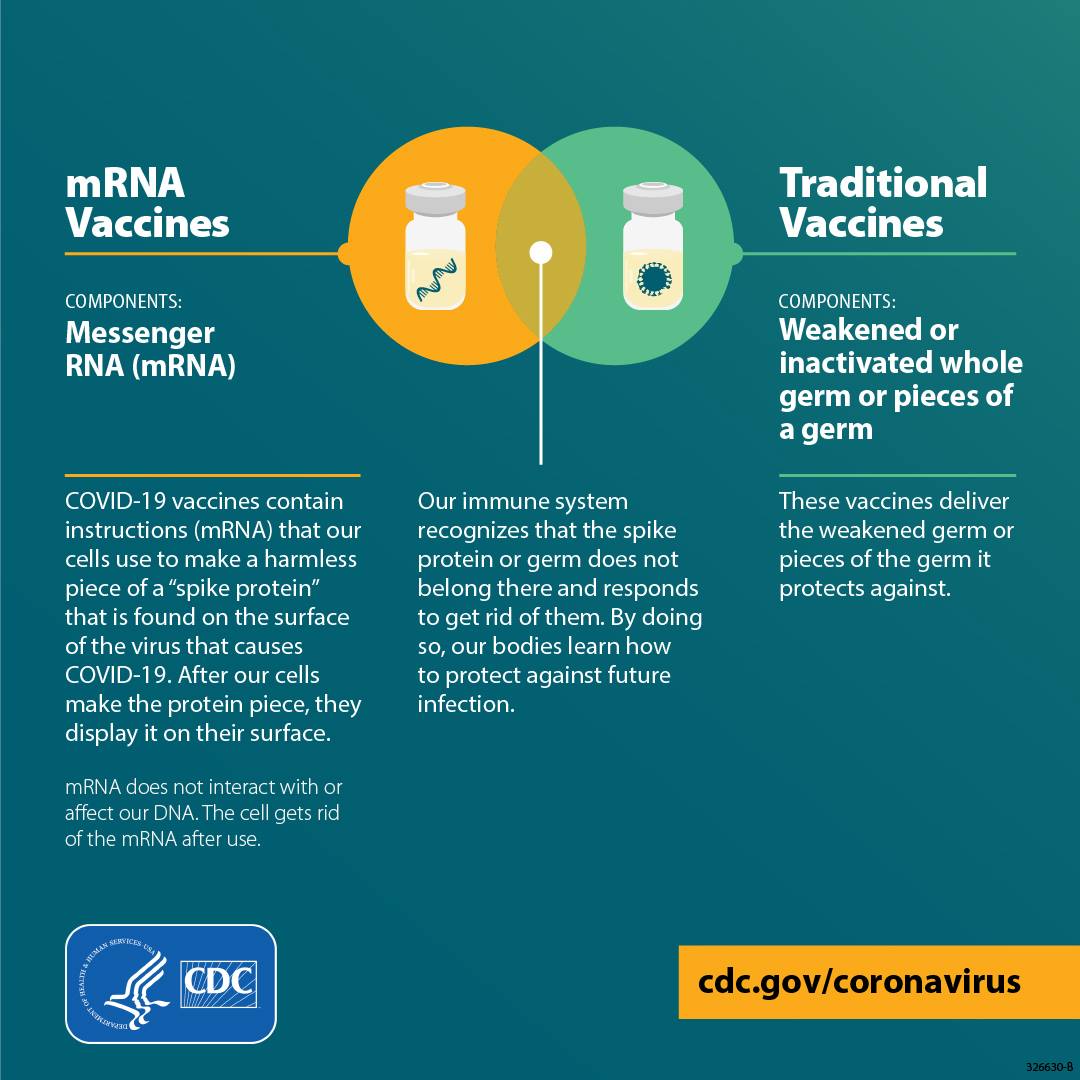 mRNA vaccines vs traditional vaccines work differently 