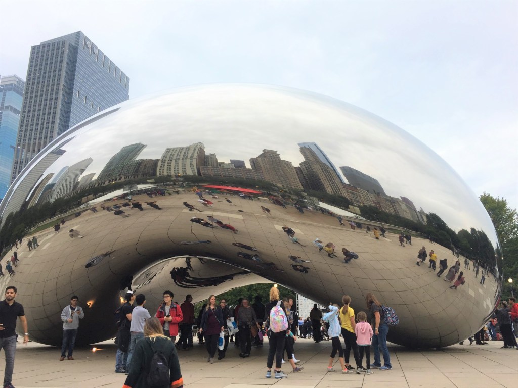 the Bean sculpture in Chicago